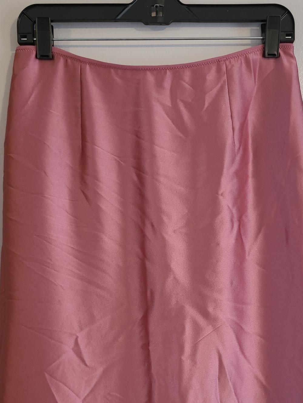 Vince 100% Silk Mauvy Pink Midi Slip Skirt Bias Cut Sz 6 Flattering Dainty Chic - Picture 8 of 13